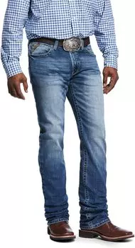 Джинсы M4 Low Rise Stackable Straight Leg Jeans in Dakota Ariat, цвет Dakota