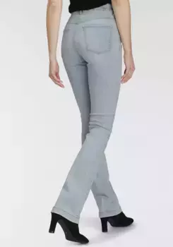 Джинсы MAC Bootcut "Boot", модно расклешенный низ, голубой