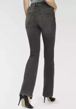 Джинсы MAC Bootcut "Boot", модно расклешенный низ, серый