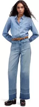 Джинсы Madewell Medium Patch Pocket Emmett In Banning, цвет Banning Wash