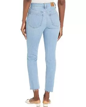 Джинсы Madewell Perfect Vintage Jeans with Rips and Raw Hem in Bradwell Wash, цвет Bradwell Wash