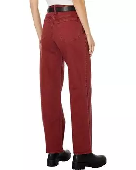 Джинсы Madewell Perfect Vintage Wide Leg Jeans in Rich Burgundy, цвет Rich Burgundy