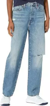 Джинсы Madewell The Dad Jeans in Duane Wash: Ripped Edition, цвет Duane Wash