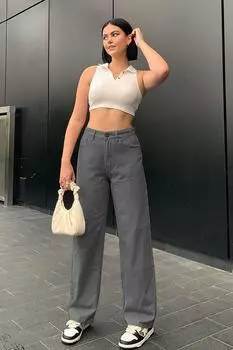 Джинсы Madmext, серый