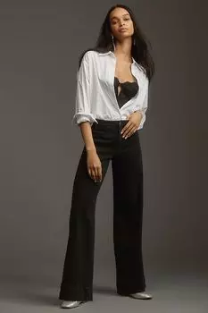 Джинсы Maeve с широкими штанинами и низкой посадкой, цвет elm wash