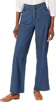 Джинсы Maggie High-Rise Fab AB Wide Leg Hidden Button Raw Hem in Excite KUT from the Kloth, цвет Excite