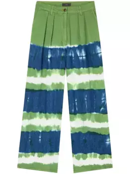 Джинсы Magic Journey с принтом тай-дай Alanui, синий