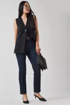 Джинсы Magisculpt прямого кроя Jd Williams, синий