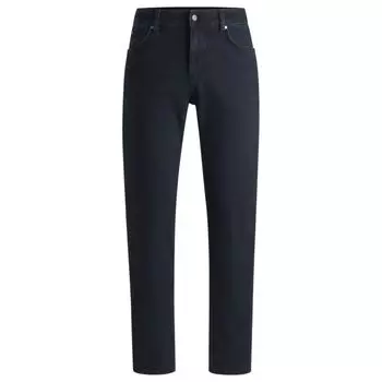 Джинсы Maine Regular Fit из эластичного денима BOSS, темно-синий