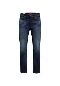 Джинсы майк оригинал cj 711 комфортный крой с планкой на пуговицах Jack & Jones, синий