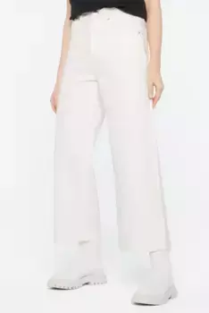 Джинсы мамы Harlem Soul с укороченными штанинами, белый