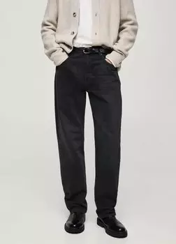 Джинсы Mango, черный деним