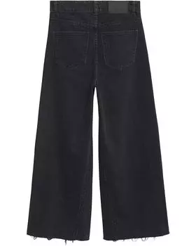 Джинсы Mango Culottet Jeans, черный