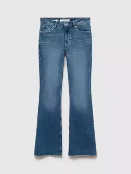 Джинсы Mango Fiona Mid Rise Flare, цвет open blue