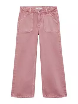 Джинсы MANGO KIDS Regular Jeans, темно-розовый