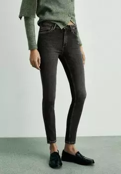 Джинсы Mango, серый