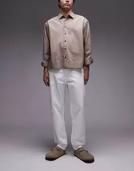 Джинсы Mango slim fit белого цвета