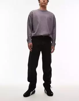 Джинсы Mango slim fit черного цвета