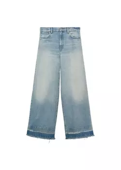 Джинсы MANGO Wide leg Jeans DEVIN, светло-голубой