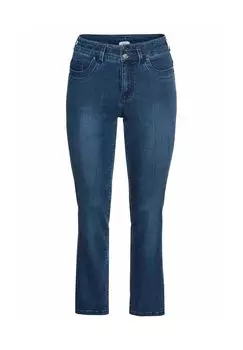 Джинсы MANUELA для узкой талии и сильных бедер sheego, цвет Dark Blue Denim