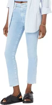 Джинсы Mari Crop High-Rise Slim Straight in 21 Years Coastline AG Jeans, цвет 21 Years Coastline