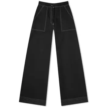 Джинсы Max Mara Oboli Wide Leg, черный
