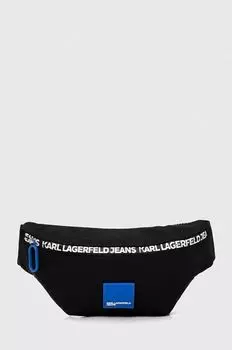 Джинсы-мешки Karl Lagerfeld Waist Karl Lagerfeld, черный