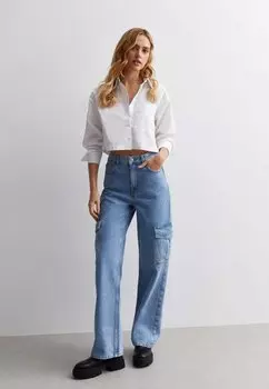 Джинсы мешковатые New Look, синие