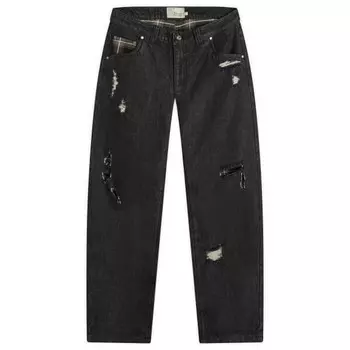 Джинсы мешковатые Secret Dime, черный