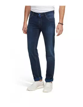 Джинсы Meyer Stretchdenim Cross Hedge Stretch Denim Modell M5 SLIM, морской