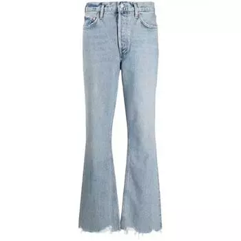 Джинсы mid-rise bootcut denim jeans Agolde, синий