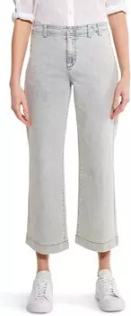 Джинсы Mid-Rise Wide Leg Crop Jeans NIC+ZOE, цвет Salt