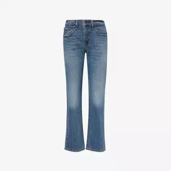 Джинсы Middy прямого кроя средней посадки из эластичного денима Levis, цвет on trend
