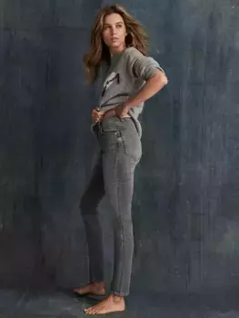 Джинсы Mint Velvet High Rise Skinny, серый