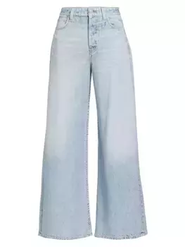 Джинсы Miramar Sofie широкого кроя Rag & Bone, синий