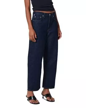 Джинсы Miro с высокой посадкой и свободным кроем Citizens of Humanity, синий