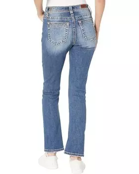 Джинсы Miss Me High-Rise Slim Straight Jeans in Dark Blue, темно-синий