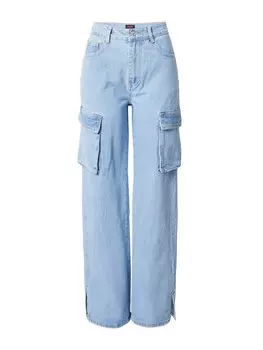 Джинсы Misspap Regular Cargo Jeans, синий деним