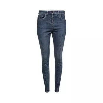 Джинсы Miu Miu Logo Denim Jeans Navy, синий