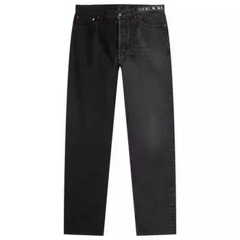 Джинсы Mm6 Maison Margiela Half & Half 5 Pocket Jeans, цвет Black & Grey