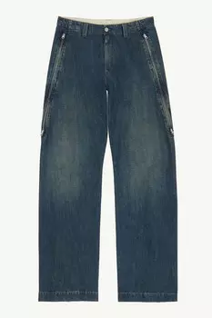 Джинсы MM6 Maison Margiela Straight Leg, синий