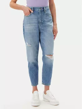 Джинсы mom fit DW0DW20040 Tommy Jeans, синий