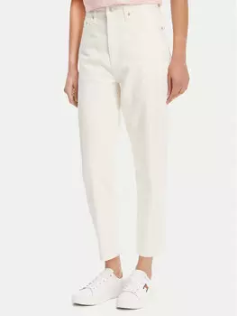 Джинсы mom fit DW0DW20042 Tommy Jeans, бежевый