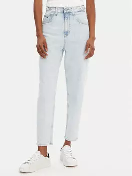 Джинсы mom fit DW0DW20496 Tommy Jeans, синий