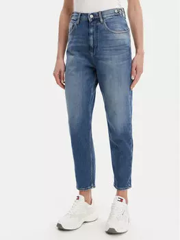 Джинсы mom fit DW0DW20578 Tommy Jeans, синий