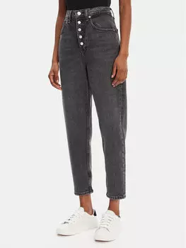 Джинсы mom fit DW0DW21373 Tommy Jeans, серый