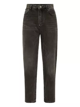 Джинсы Mom Fit Philipp Plein, серый