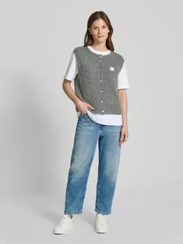 Джинсы mom fit с 5 карманами, модель «FLOWN» Drykorn, синий