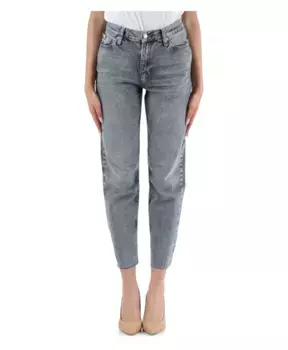 Джинсы Mom Fit с пятью карманами Calvin Klein Jeans, серый