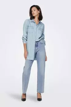 Джинсы Mom с высокой талией Jdy, синий